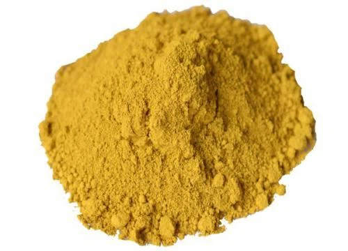 Pols d'òxid de ferro groc