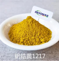 Pigment d'esmalt groc de vanadi-zirconi